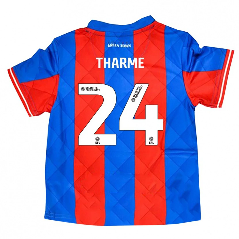 Danxen Femme Maillot Doug Tharme #24 Bleu Rouge Blanc Tenues Extérieur 2025/26 T-Shirt