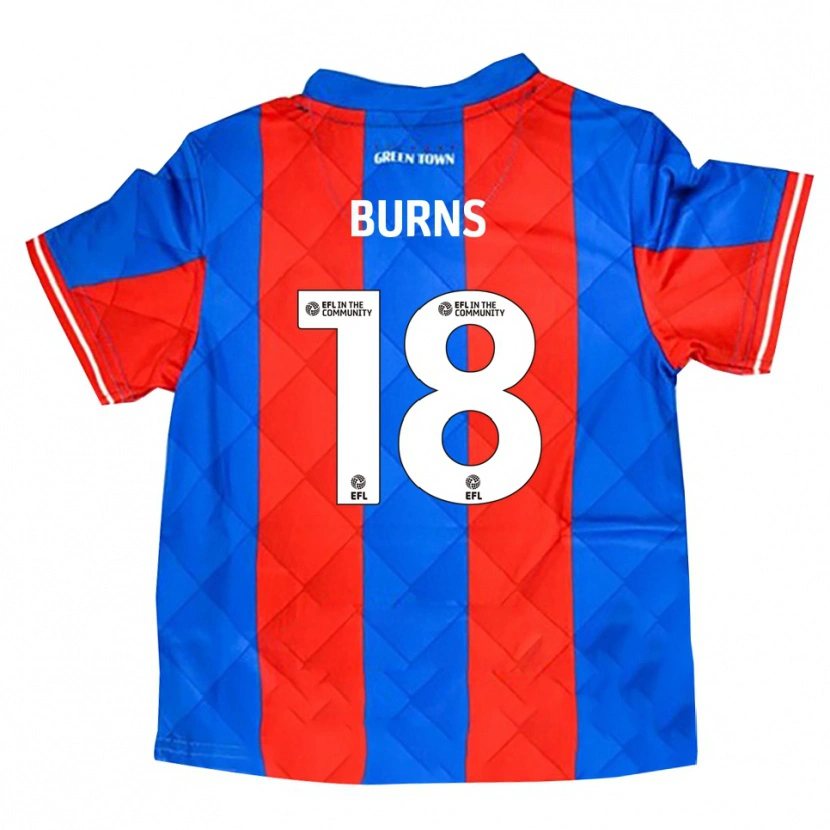 Danxen Femme Maillot Darragh Burns #18 Bleu Rouge Blanc Tenues Extérieur 2025/26 T-Shirt