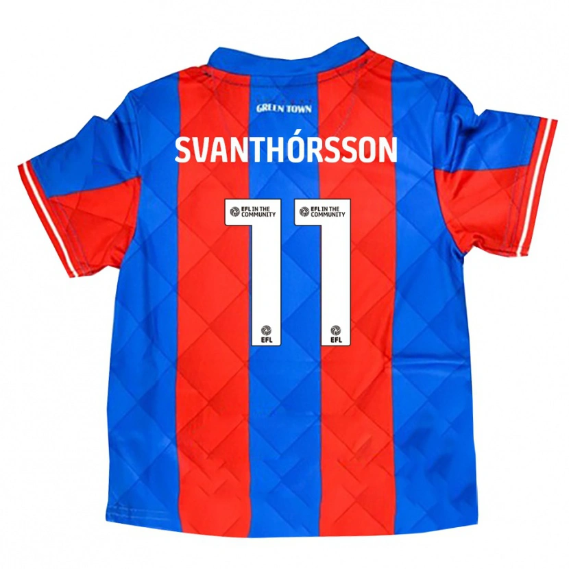 Danxen Femme Maillot Jason Dadi Svanthórsson #11 Bleu Rouge Blanc Tenues Extérieur 2025/26 T-Shirt