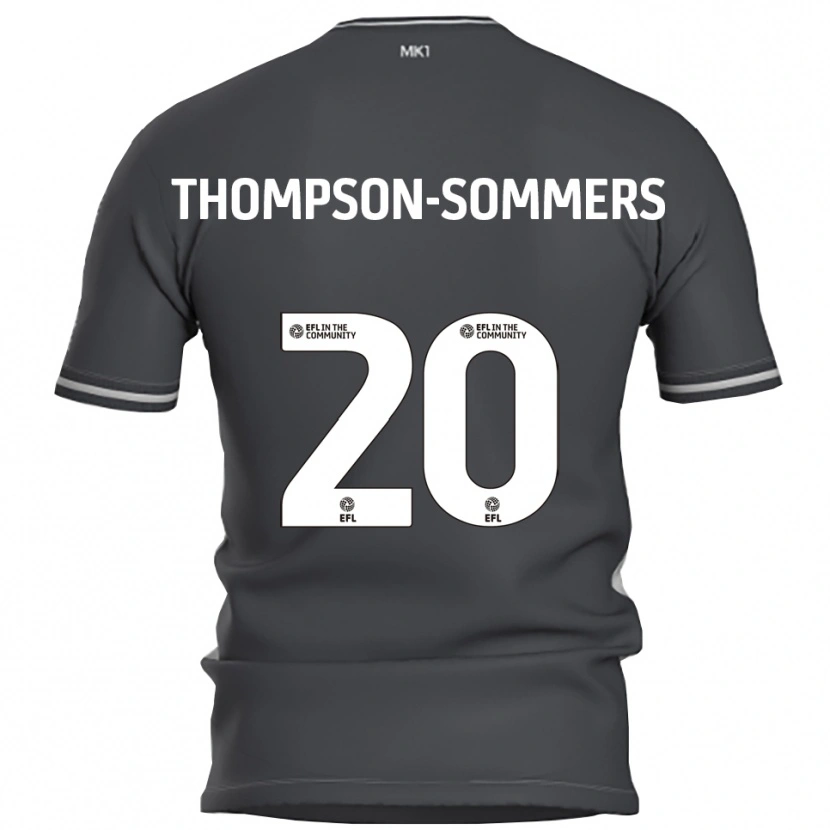 Danxen Femme Maillot Kane Thompson-Sommers #20 Gris Argent Tenues Extérieur 2025/26 T-Shirt