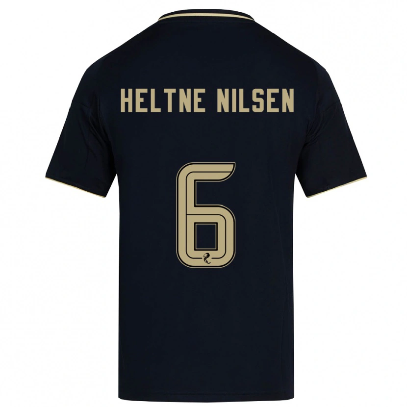 Danxen Femme Maillot Sivert Heltne Nilsen #6 Marine Or Tenues Extérieur 2025/26 T-Shirt