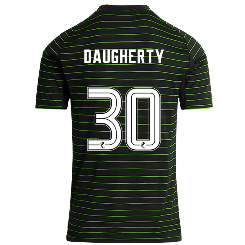 Danxen Femme Maillot Kelsey Daugherty #30 Noir Vert Tenues Extérieur 2025/26 T-Shirt