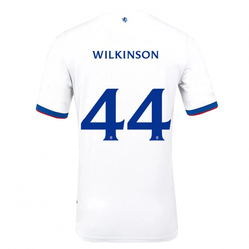 Danxen Femme Maillot Katie Wilkinson #44 Blanc Rouge Bleu Tenues Extérieur 2025/26 T-Shirt