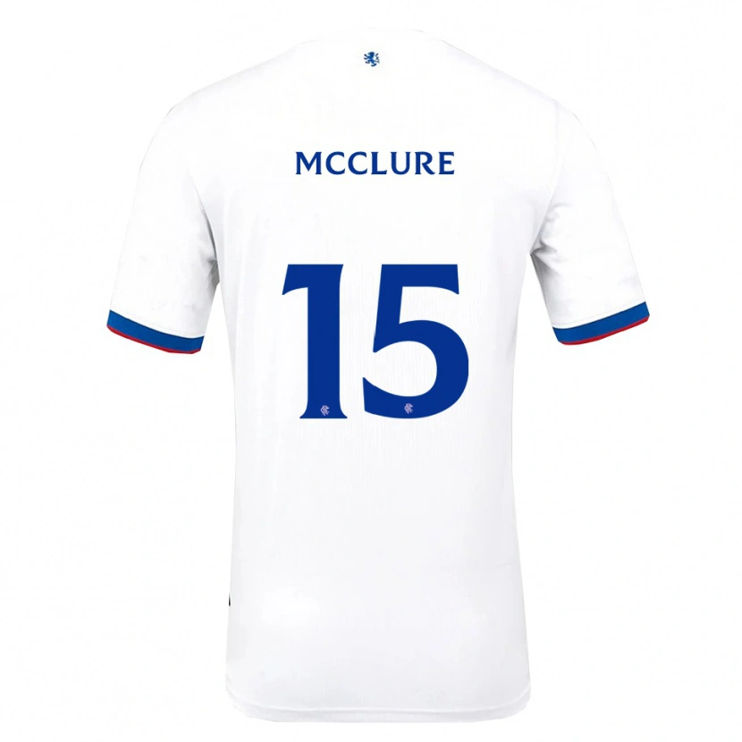 Danxen Femme Maillot Blaine Mcclure #15 Blanc Rouge Bleu Tenues Extérieur 2025/26 T-Shirt