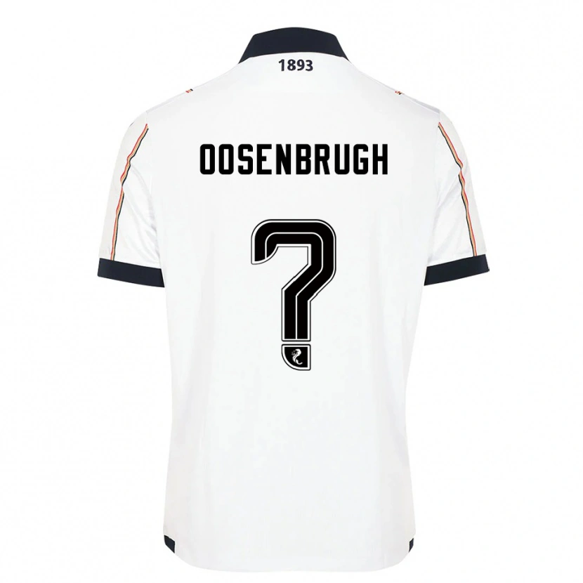 Danxen Femme Maillot Charley Oosenbrugh #0 Blanc Marine Rouge Tenues Extérieur 2025/26 T-Shirt