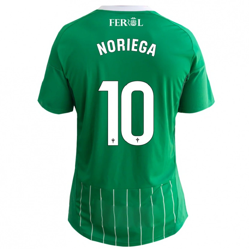 Danxen Enfant Maillot Jairo Noriega #10 Vert Blanc Tenues Domicile 2025/26 T-Shirt