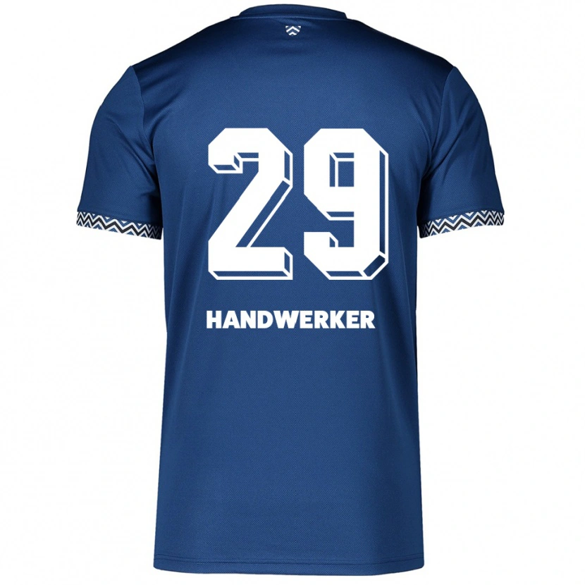 Danxen Enfant Maillot Tim Handwerker #29 Marine Blanc Tenues Domicile 2025/26 T-Shirt