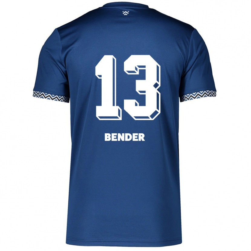 Danxen Enfant Maillot Grit Bender #13 Marine Blanc Tenues Domicile 2025/26 T-Shirt