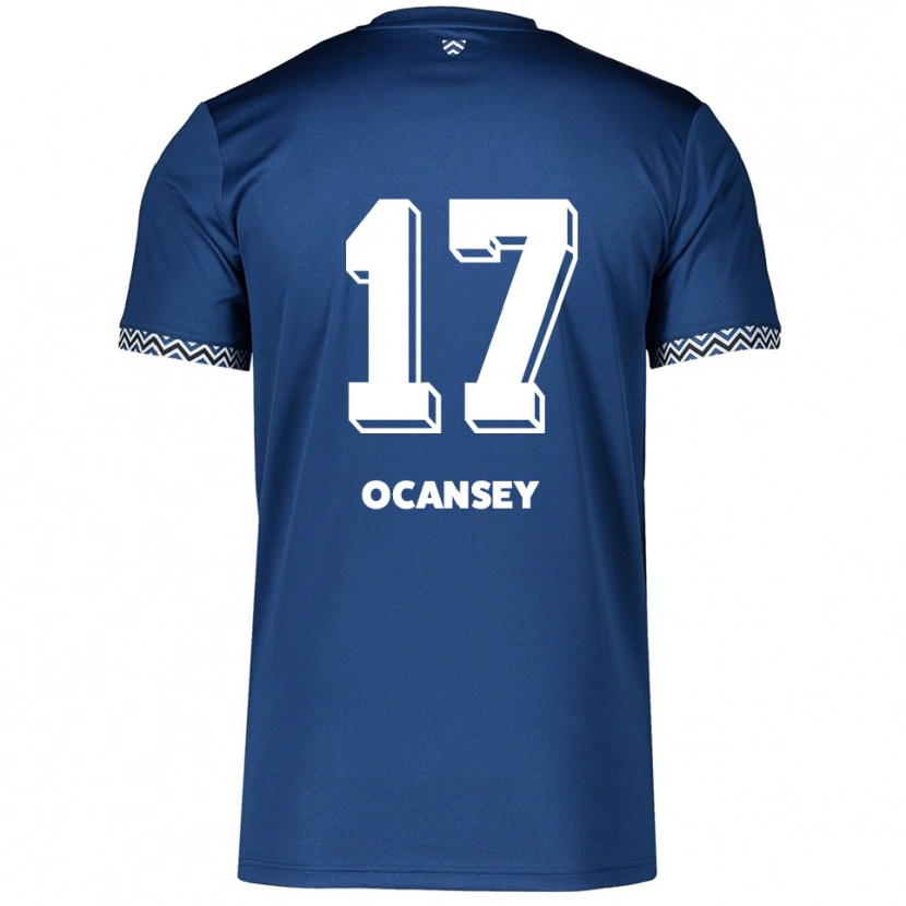 Danxen Enfant Maillot Vincent Ocansey #17 Marine Blanc Tenues Domicile 2025/26 T-Shirt