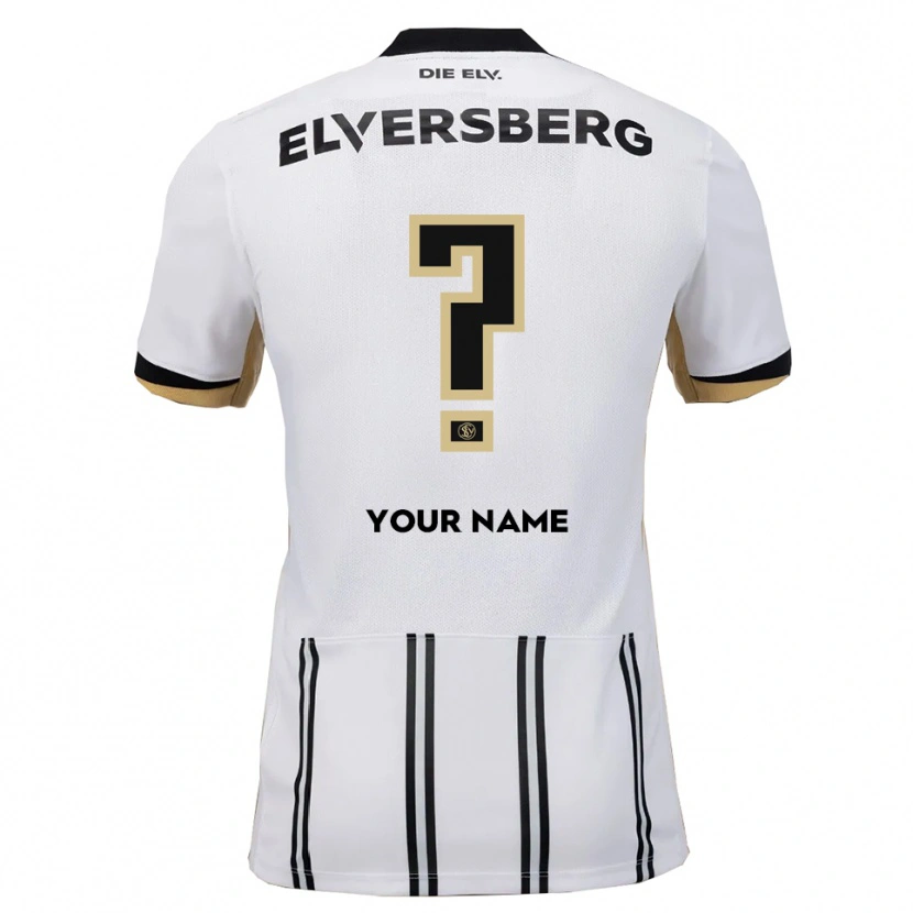 Danxen Enfant Maillot Votre Nom #0 Blanc Noir Tenues Domicile 2025/26 T-Shirt