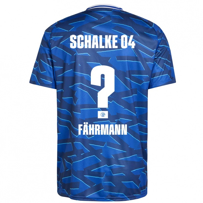 Danxen Enfant Maillot Ralf Fährmann #0 Bleu Royal Blanc Tenues Domicile 2025/26 T-Shirt