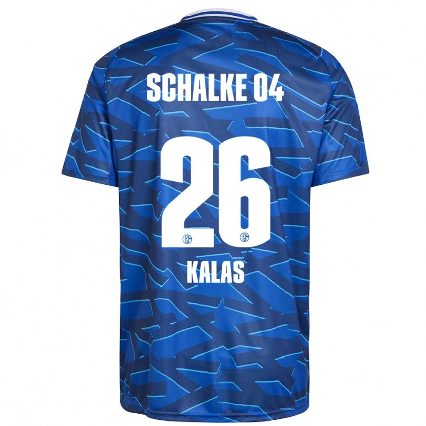 Danxen Enfant Maillot Tomas Kalas #26 Bleu Royal Blanc Tenues Domicile 2025/26 T-Shirt