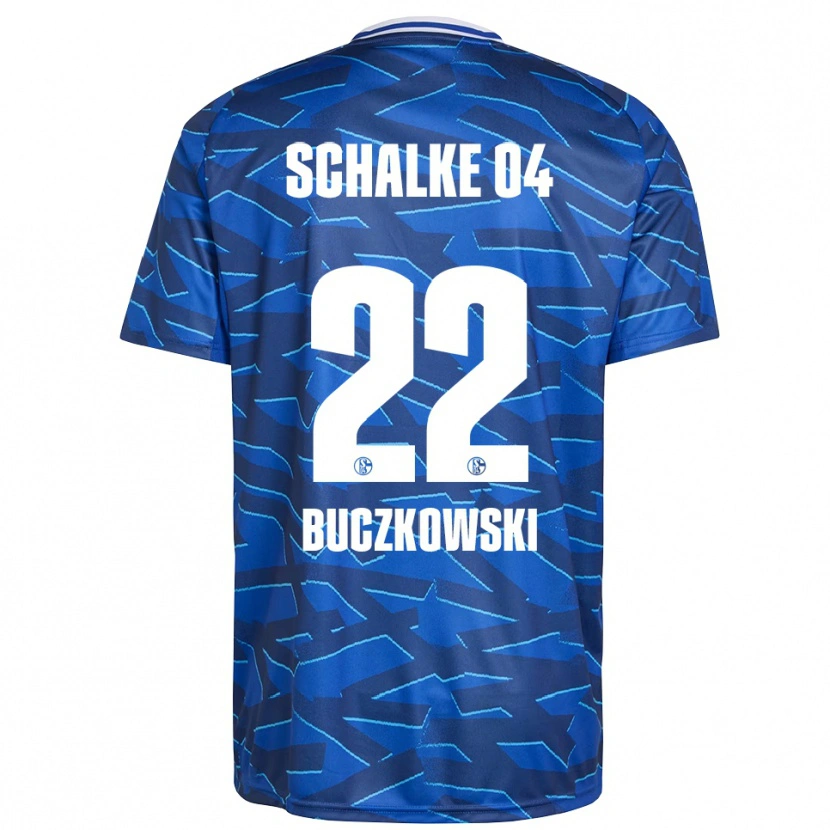 Danxen Enfant Maillot Philip Buczkowski #22 Bleu Royal Blanc Tenues Domicile 2025/26 T-Shirt