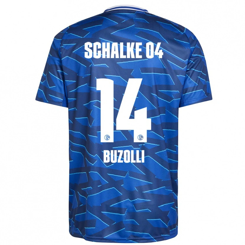 Danxen Enfant Maillot Andri Buzolli #14 Bleu Royal Blanc Tenues Domicile 2025/26 T-Shirt