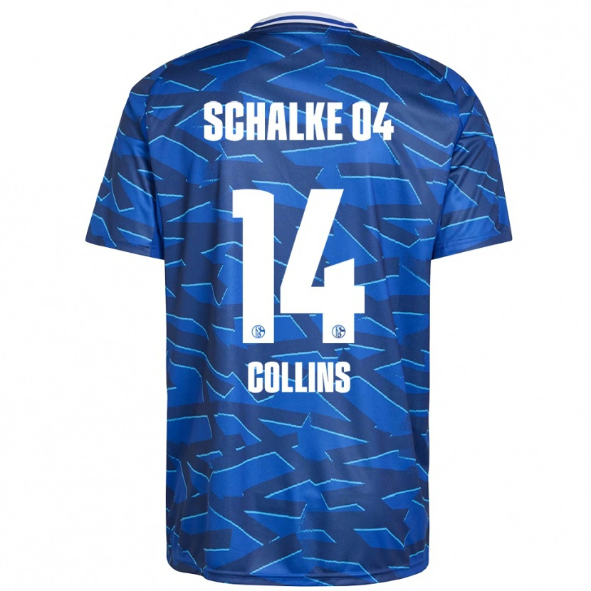 Danxen Enfant Maillot Brody Collins #14 Bleu Royal Blanc Tenues Domicile 2025/26 T-Shirt