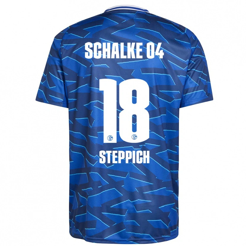 Danxen Enfant Maillot Bianca Steppich #18 Bleu Royal Blanc Tenues Domicile 2025/26 T-Shirt