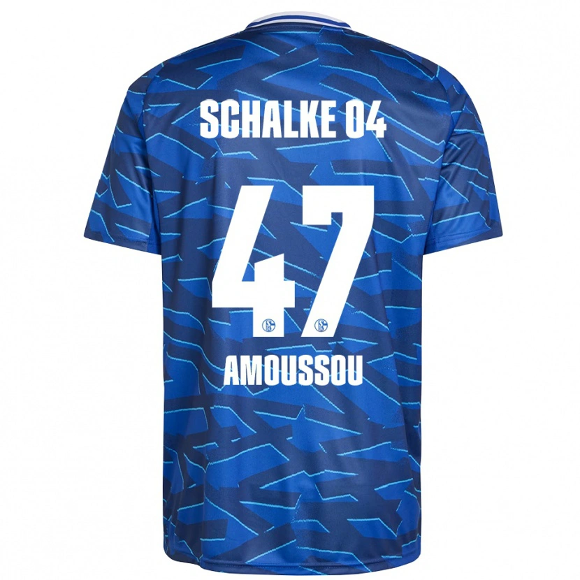 Danxen Enfant Maillot Zaid Tchibara #47 Bleu Royal Blanc Tenues Domicile 2025/26 T-Shirt