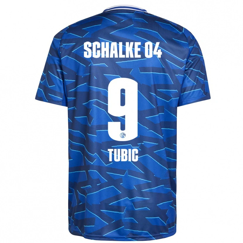 Danxen Enfant Maillot Malik Tubic #9 Bleu Royal Blanc Tenues Domicile 2025/26 T-Shirt