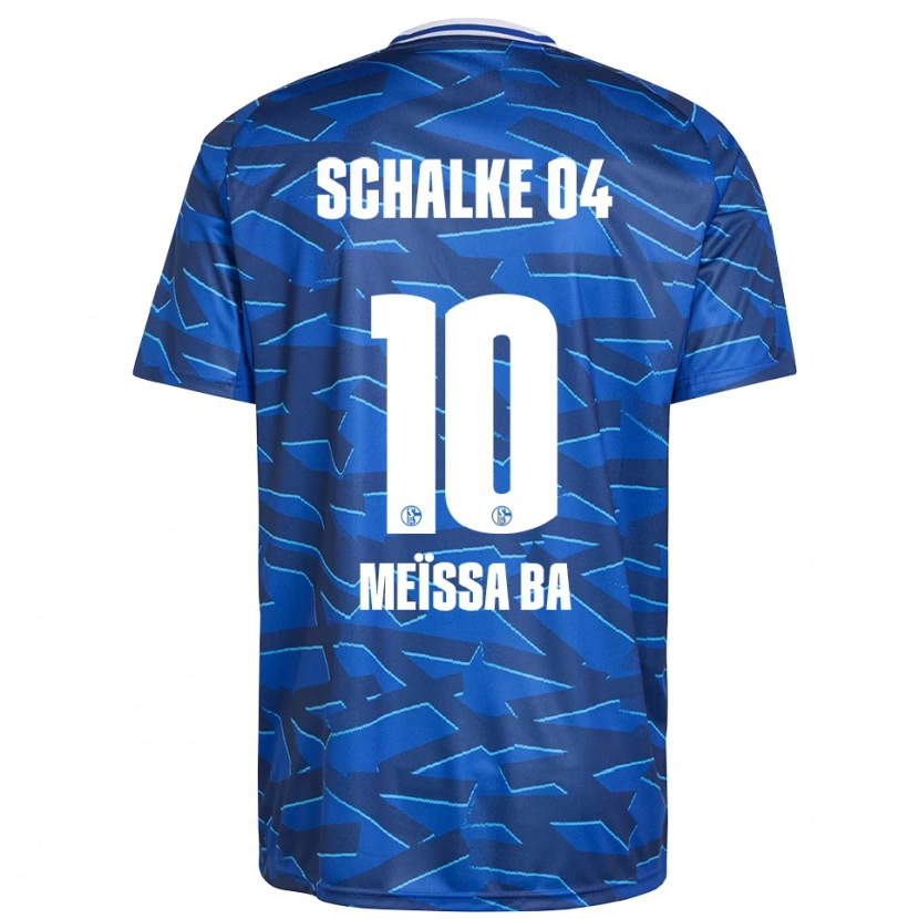 Danxen Enfant Maillot Pape Meïssa Ba #10 Bleu Royal Blanc Tenues Domicile 2025/26 T-Shirt