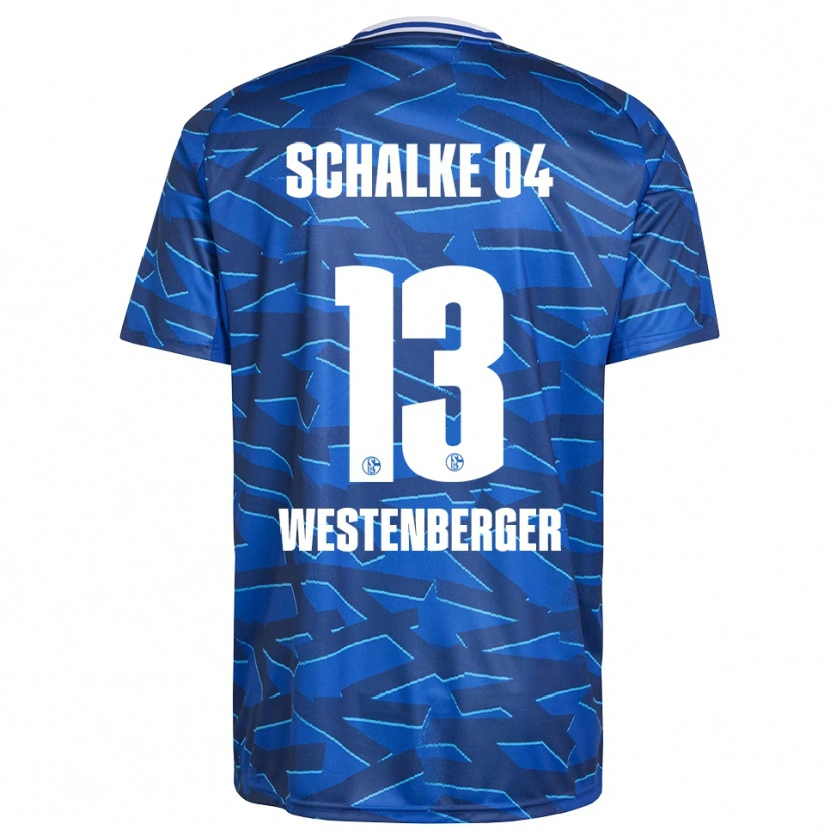 Danxen Enfant Maillot Noel Westenberger #13 Bleu Royal Blanc Tenues Domicile 2025/26 T-Shirt