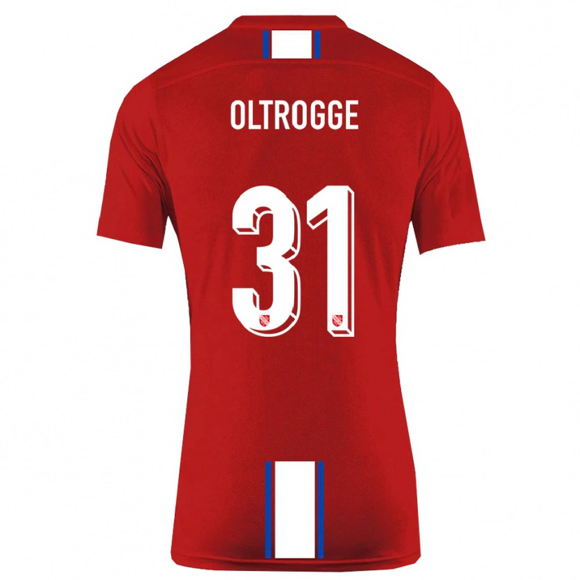 Danxen Enfant Maillot Jannik Oltrogge #31 Rouge Blanc Tenues Domicile 2025/26 T-Shirt