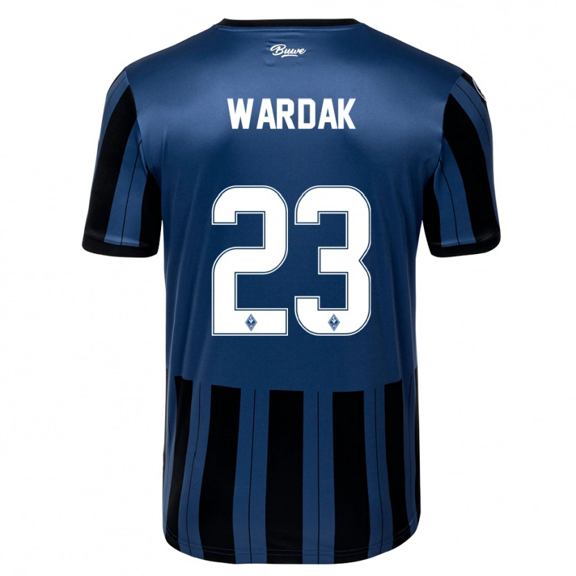 Danxen Enfant Maillot Yusuf Wardak #23 Bleu Gris Noir Tenues Domicile 2025/26 T-Shirt