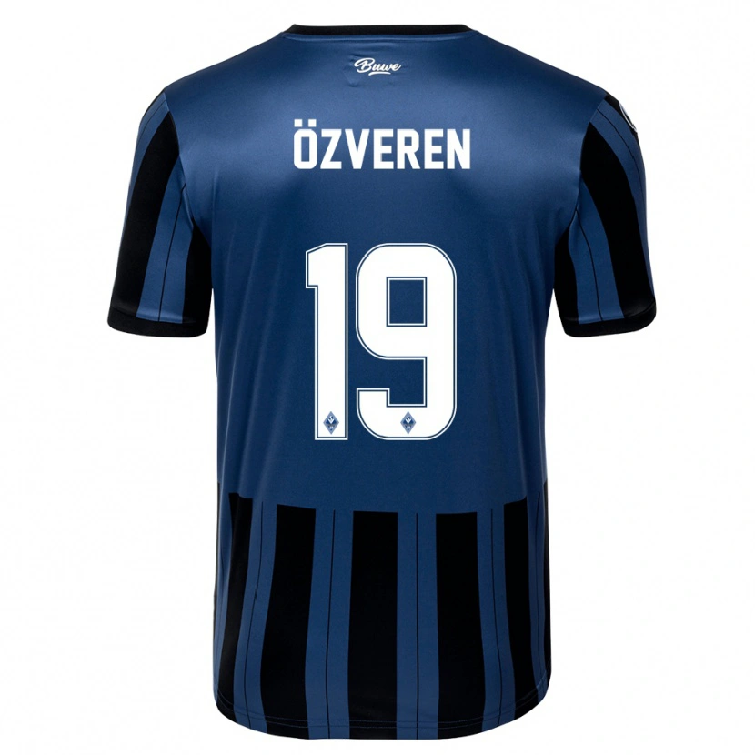 Danxen Enfant Maillot Sedat Özveren #19 Bleu Gris Noir Tenues Domicile 2025/26 T-Shirt