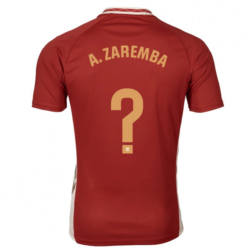Danxen Enfant Maillot Aleksandra Zaremba Kupiec #0 Bourgogne Doré Tenues Extérieur 2025/26 T-Shirt