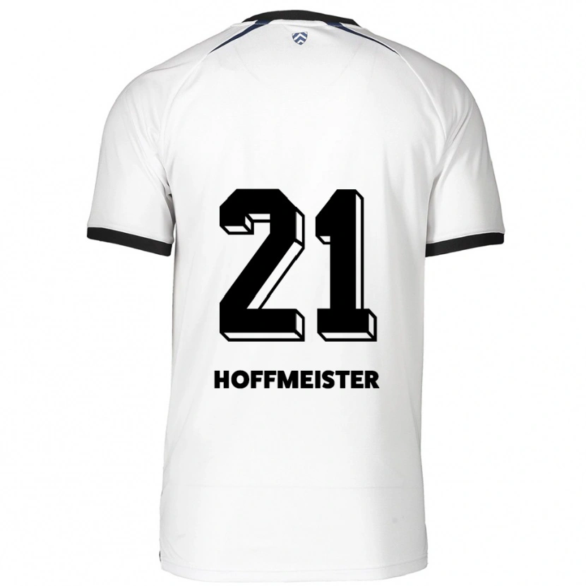 Danxen Enfant Maillot Milan Hoffmeister #21 Blanc Noir Tenues Extérieur 2025/26 T-Shirt