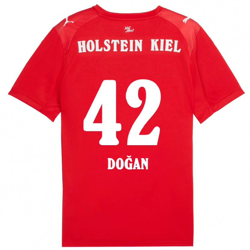 Danxen Enfant Maillot Tyler Doğan #42 Rouge Bleu Tenues Extérieur 2025/26 T-Shirt