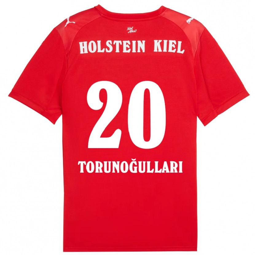 Danxen Enfant Maillot Emin Torunoğulları #20 Rouge Bleu Tenues Extérieur 2025/26 T-Shirt