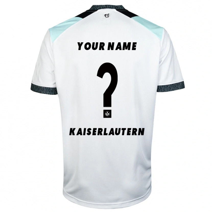 Danxen Enfant Maillot Votre Nom #0 Blanc Noir Tenues Extérieur 2025/26 T-Shirt