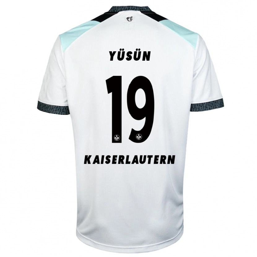 Danxen Enfant Maillot Marvin Yüsün #19 Blanc Noir Tenues Extérieur 2025/26 T-Shirt