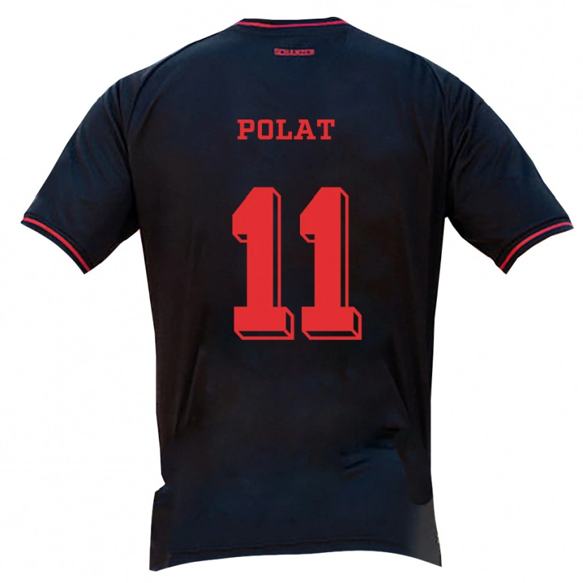 Danxen Enfant Maillot Arel Polat #11 Noir Rouge Blanc Tenues Extérieur 2025/26 T-Shirt