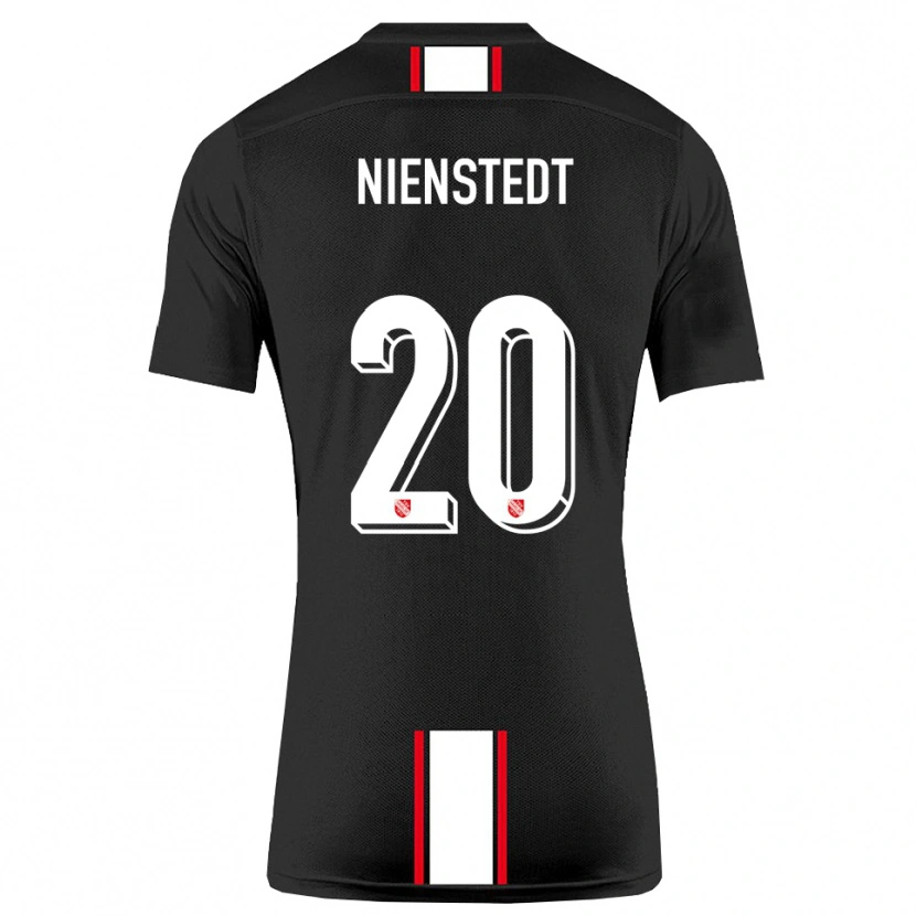 Danxen Enfant Maillot Anakin-Jo Nienstedt #20 Noir Blanc Tenues Extérieur 2025/26 T-Shirt