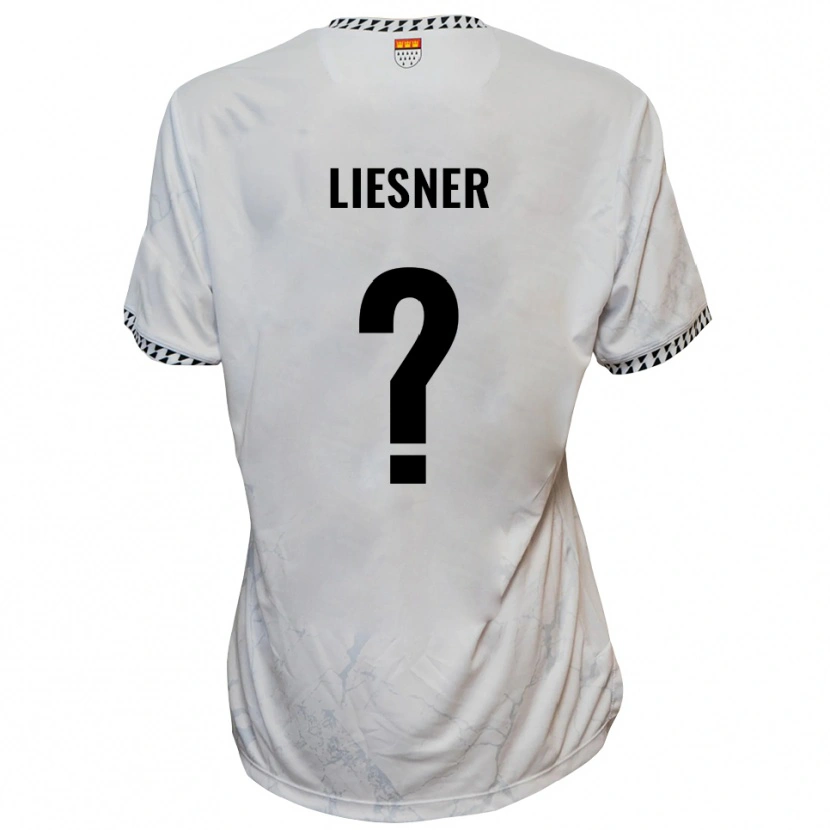 Danxen Enfant Maillot Annalena Stephanie Liesner #0 Blanc Noir Tenues Extérieur 2025/26 T-Shirt
