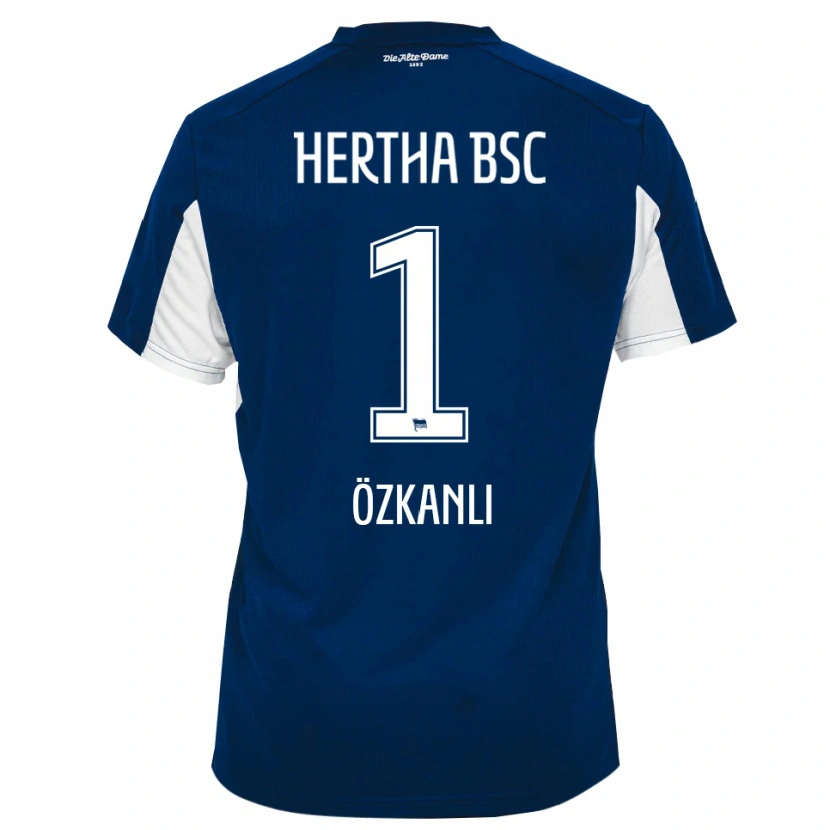 Danxen Homme Maillot Burak Özkanli #1 Blanc Bleu Tenues Domicile 2025/26 T-Shirt