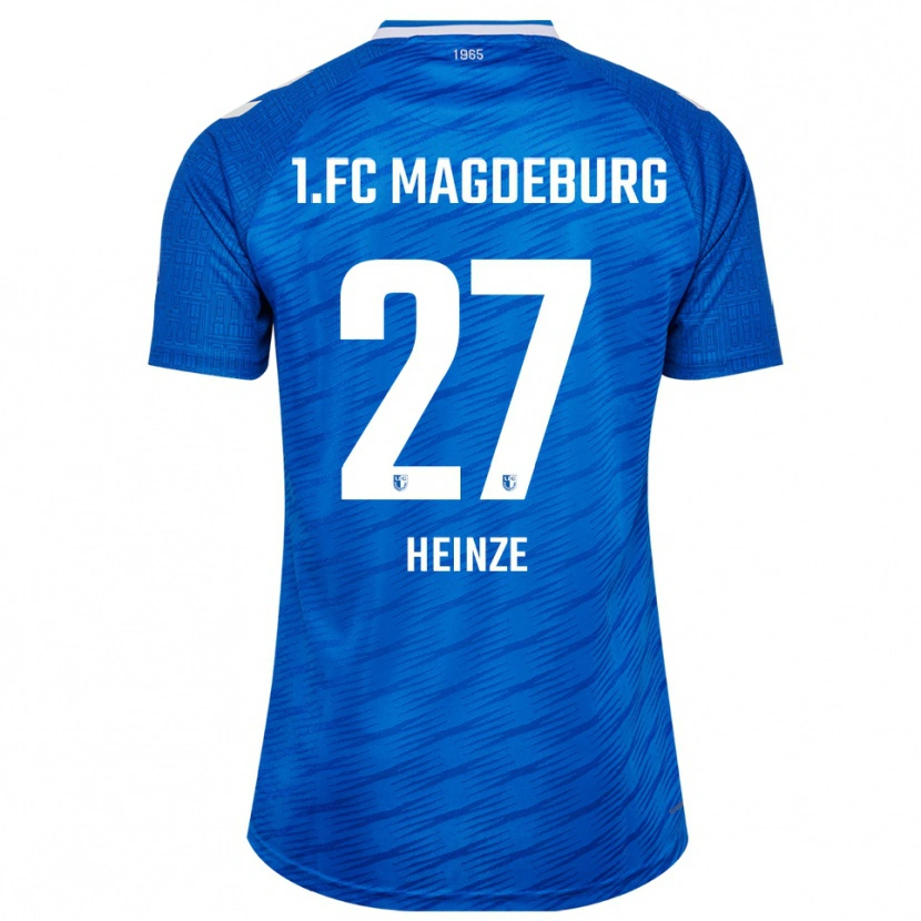 Danxen Homme Maillot Vanessa Heinze #27 Bleu Blanc Tenues Domicile 2025/26 T-Shirt