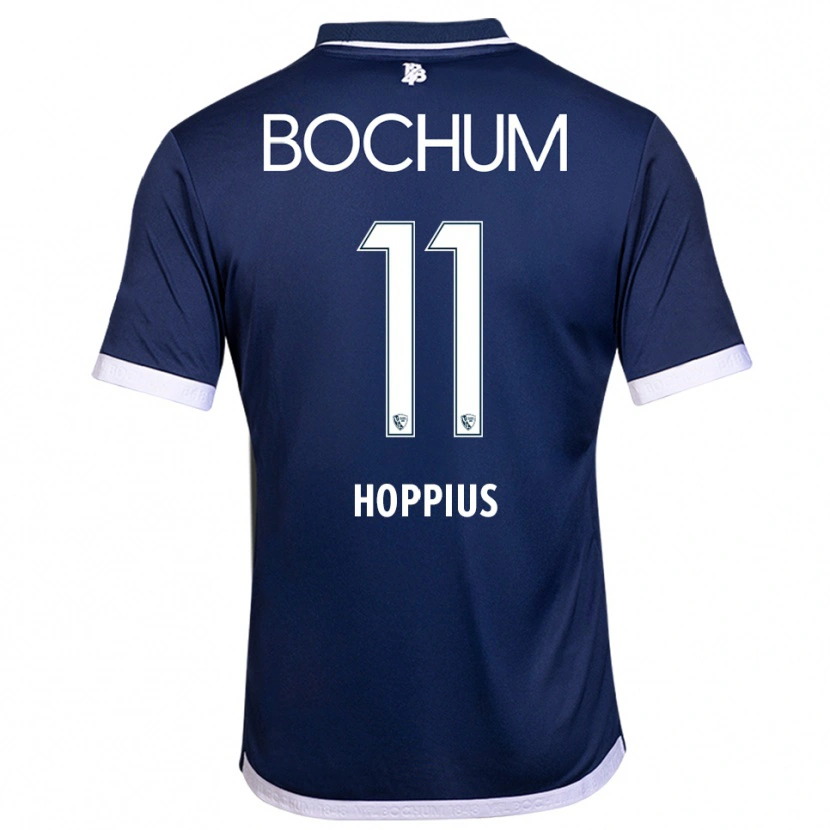 Danxen Homme Maillot Dörthe Hoppius #11 Marine Blanc Tenues Domicile 2025/26 T-Shirt