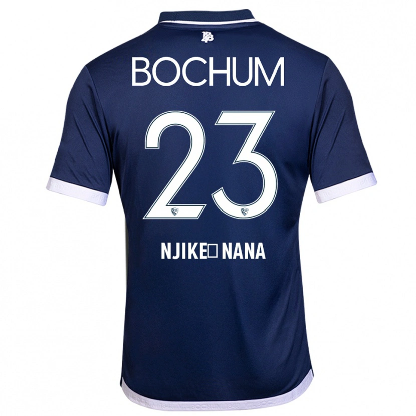 Danxen Homme Maillot Jean-Philippe Njike-Nana #23 Marine Blanc Tenues Domicile 2025/26 T-Shirt