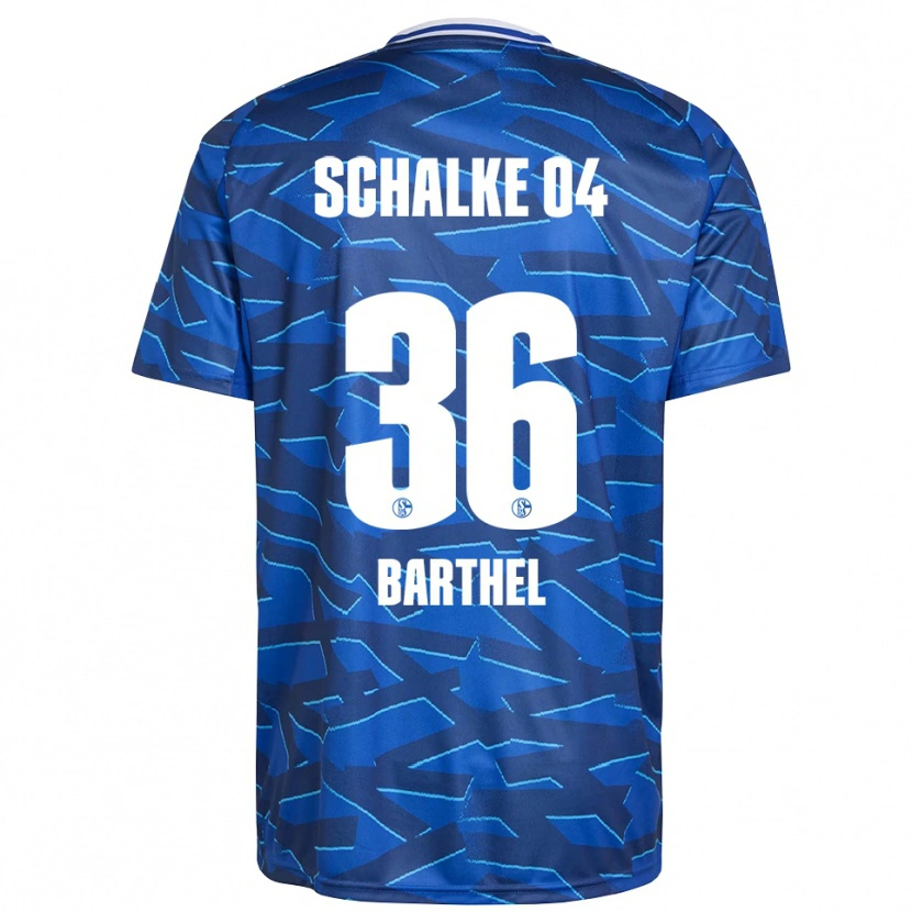 Danxen Homme Maillot Niklas Barthel #36 Bleu Royal Blanc Tenues Domicile 2025/26 T-Shirt