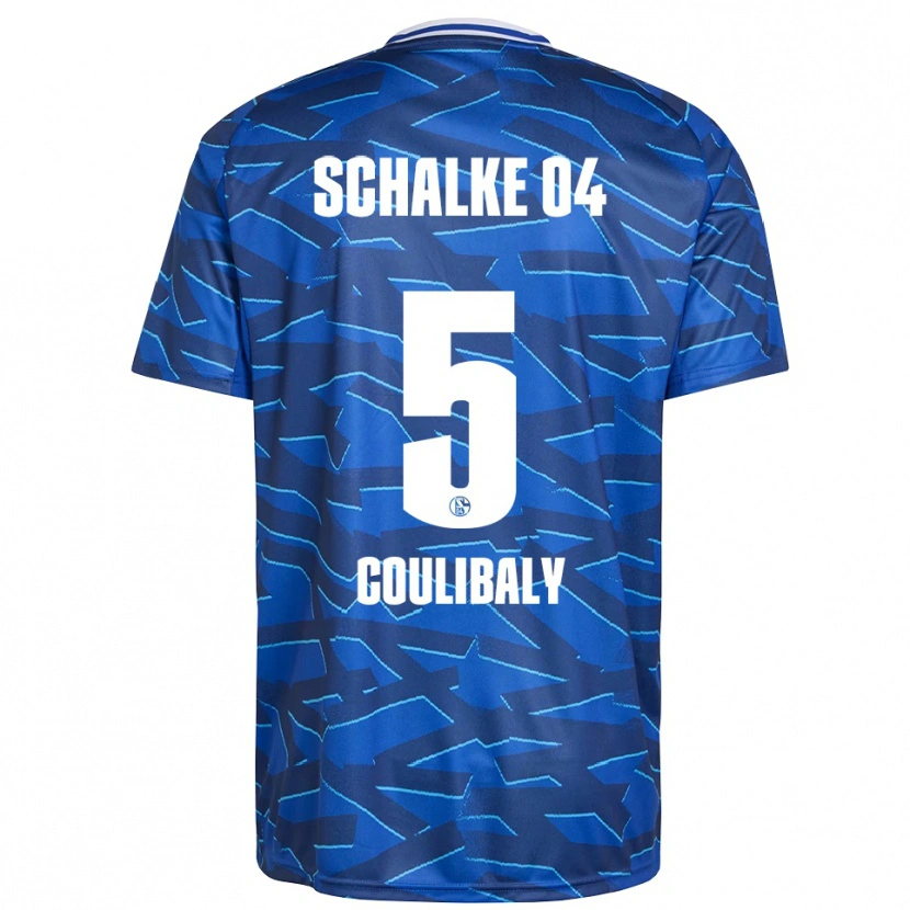 Danxen Homme Maillot Barakissa Coulibaly #5 Bleu Royal Blanc Tenues Domicile 2025/26 T-Shirt