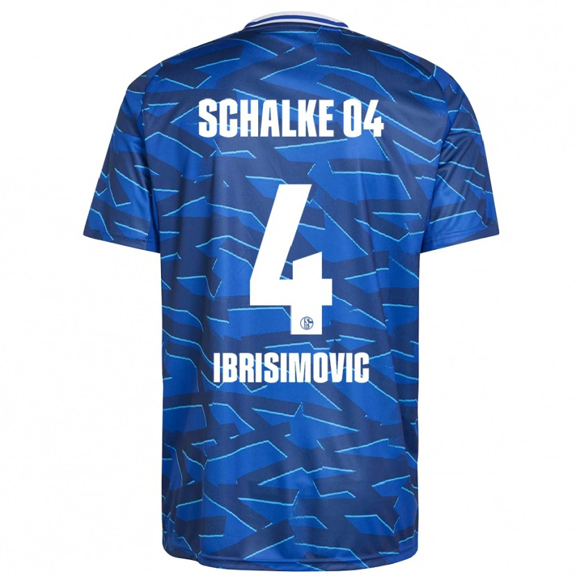 Danxen Homme Maillot Amar Ibrisimovic #4 Bleu Royal Blanc Tenues Domicile 2025/26 T-Shirt
