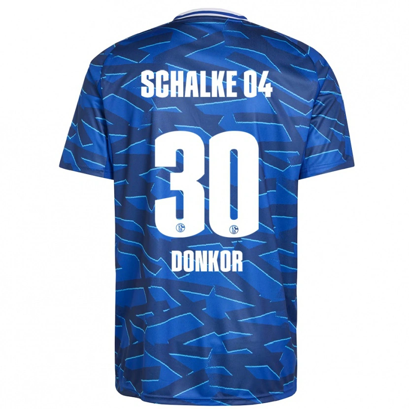 Danxen Homme Maillot Anton Donkor #30 Bleu Royal Blanc Tenues Domicile 2025/26 T-Shirt