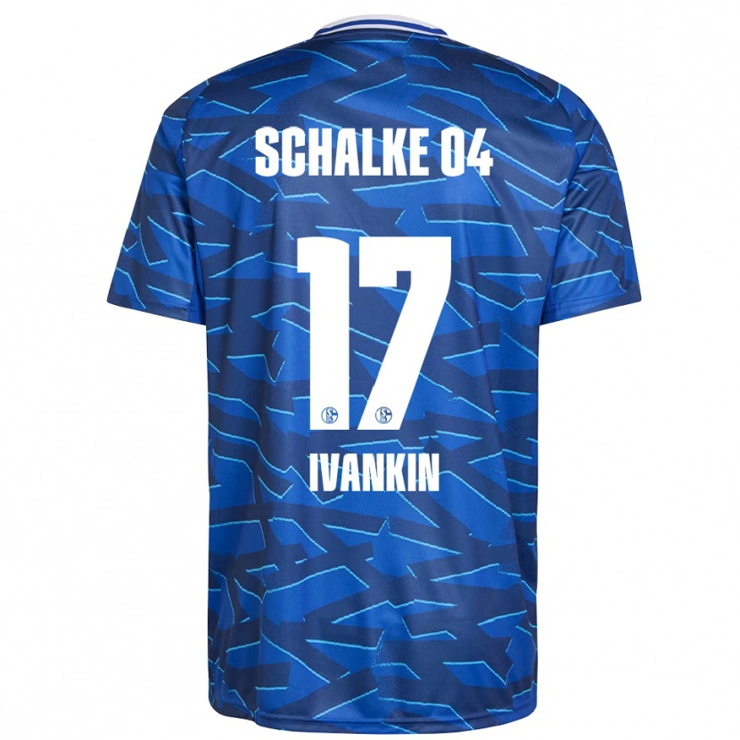 Danxen Homme Maillot Alexander Ivankin #17 Bleu Royal Blanc Tenues Domicile 2025/26 T-Shirt