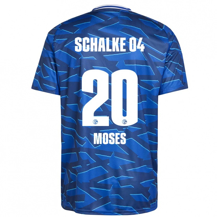 Danxen Homme Maillot Jennifer Moses #20 Bleu Royal Blanc Tenues Domicile 2025/26 T-Shirt