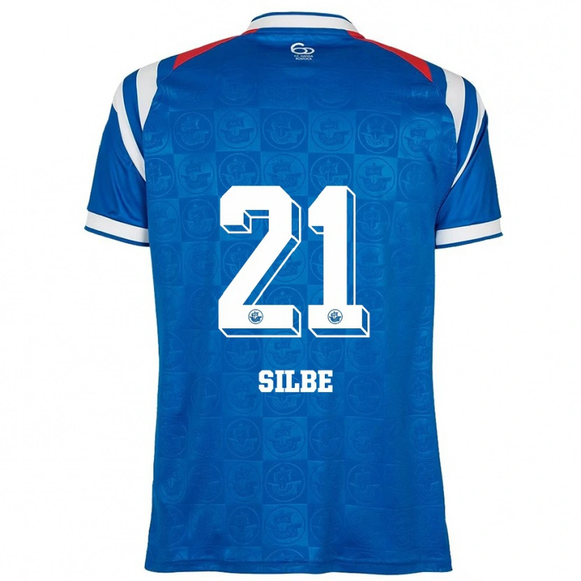 Danxen Homme Maillot Johanna Silbe #21 Bleu Blanc Rouge Tenues Domicile 2025/26 T-Shirt