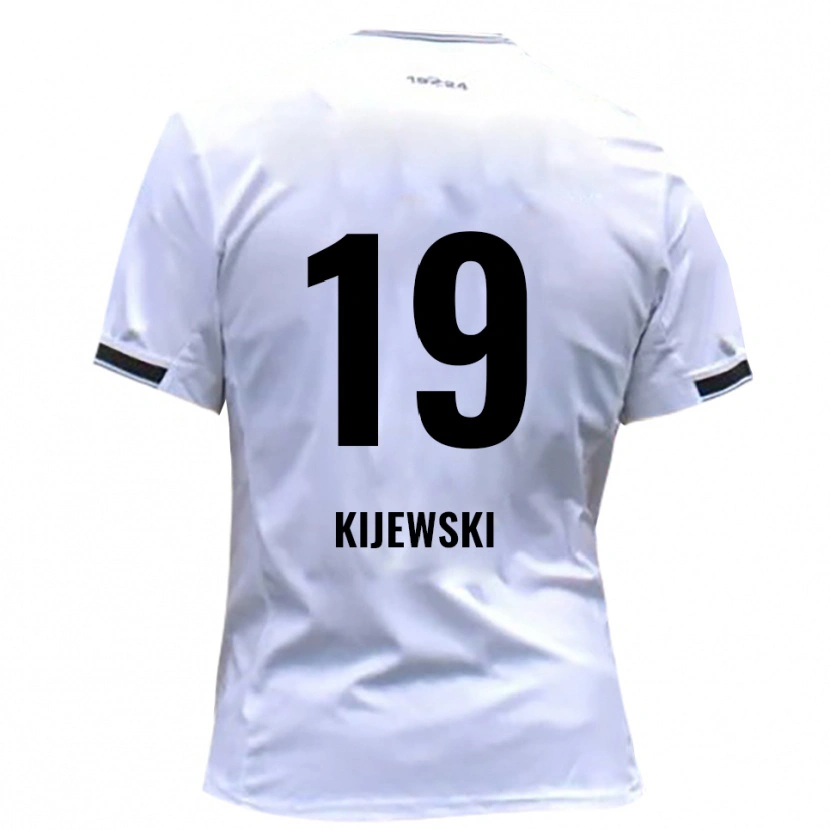 Danxen Homme Maillot Niko Kijewski #19 Blanc Rouge Tenues Domicile 2025/26 T-Shirt
