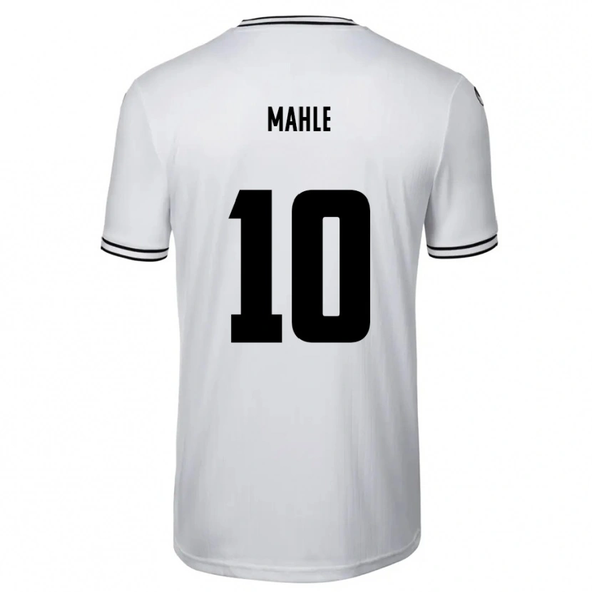 Danxen Homme Maillot Linus Mahle #10 Blanc Noir Tenues Domicile 2025/26 T-Shirt