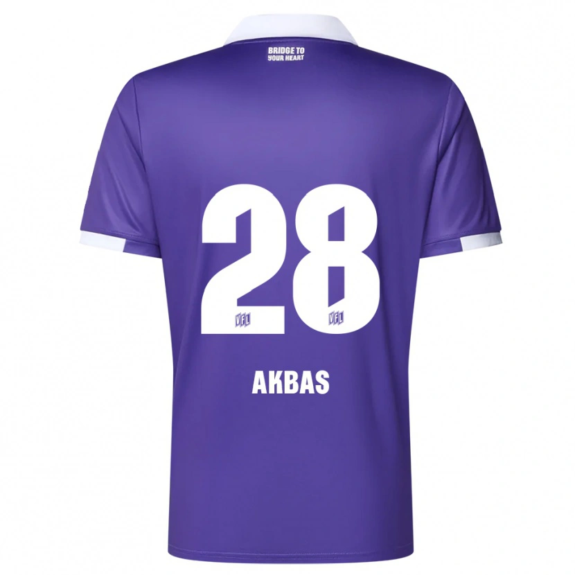 Danxen Homme Maillot Can Akbas #28 Violet Blanc Tenues Domicile 2025/26 T-Shirt